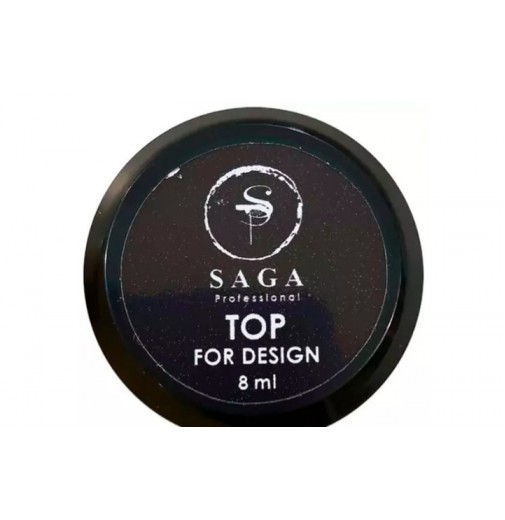 Топ для страз без липкого слоя Saga Top for Design, 8 мл