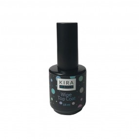 "Kira Nails" Гель-краска no wipe, black, 5мл