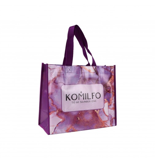 Komilfo  сумка 25*30*14  см, фіолетова