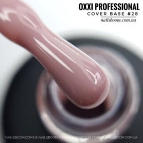 OXXI Вспомогательные base rubber cover база камуфлирующая №28, 10 мл