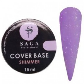 Saga Cover base №3, 15мл.(shimmer) new