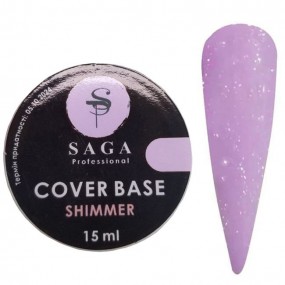 Saga Cover base №2, 15мл.(shimmer) new