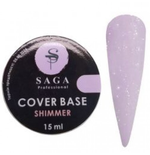 Saga Cover base №7, 15мл.(shimmer) new