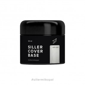 Siller Cover Base Milk Opal - камуфлирующая база с микроблеском (молочный), 30мл
