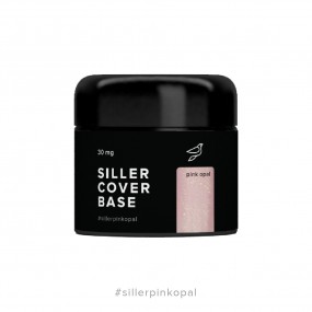 Siller Cover Base Pink Opal - камуфлирующая база (нежно-розовый с шиммером), 30мл