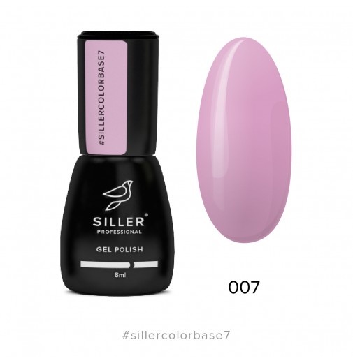 База для гель-лаку Siller Cover Color Base №007 (рожевий) 8 мл