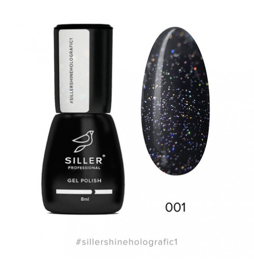Siller Shine Holografic Top No Wipe №1  8мл