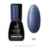 Гель-лак Siller Brilliant Shine №12 (світло-синій з блискітками), 8мл