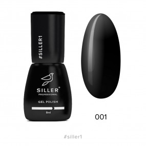 Гель-лак Siller №1 (черный), 8мл