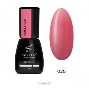 Гель-лак Siller №25 (розово-красный) 8мл 