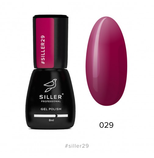 Гель-лак Siller №29 (темно-розовый) 8мл