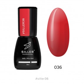 Гель-лак Siller №36 (светлый красный) 8мл