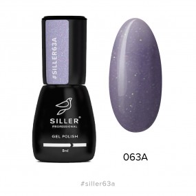 Гель-лак Siller №63А (фіолетовий с мікроблиском) 8мл