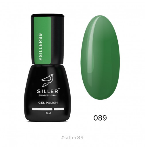 Гель-лак Siller №89 (темно-зелений) 8мл