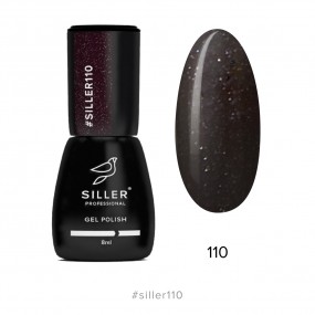 Гель-лак Siller №110 (гіркий шоколад) 8мл