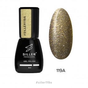 Гель-лак Siller №119A (бризки шампанського з блискітками) 8мл