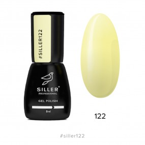 Гель-лак Siller №122 (пастельно-желтый), 8мл