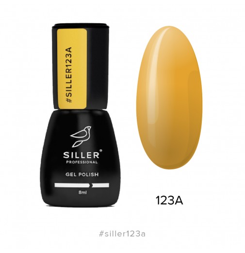 Гель-лак Siller №123A (абрикосовый) 8мл