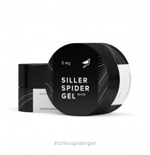 Гель-павутинка Siller Professional (білий), 5 мл  