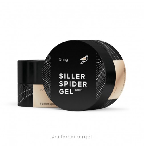 Гель-павутинка Siller Professional (золото), 5 мл 