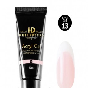 HD Hollywood Акрил-гель №013 молочно-розовый, 60 мл