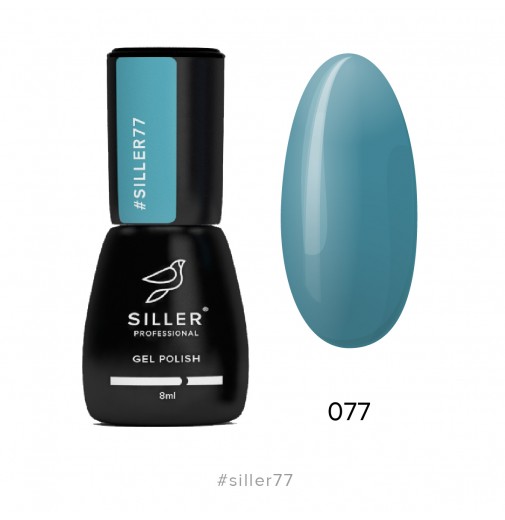 Гель-лак Siller №77 (темно-бірюзовий) 8мл