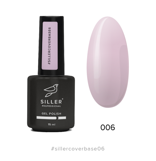 Siller Cover Base №6 - камуфлююча база (світло-рожева), 15мл