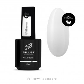 Siller White Base Pro №1 - цветная база (белый), 8мл
