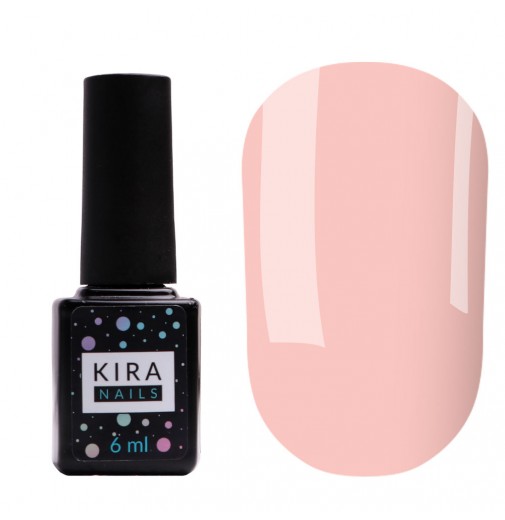 Kira Nails Color Base 002 (зефірно-рожевий), 6 мл