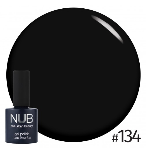 NUB гель-лак Tiny Black Dress №134 11.8 мл 