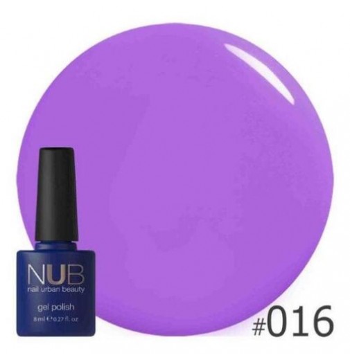 NUB Гель-лак The Color Purple 8 мл №016