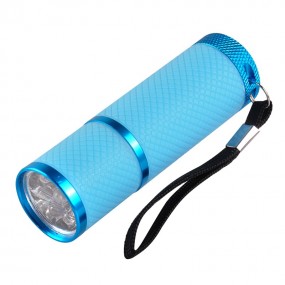 Сушка LED/UV фонарик для гель-лака (голубой)