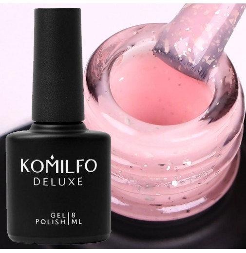 Komilfo Potal Base P005 (светло-розовый с поталью), 8 мл