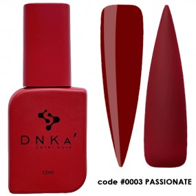 DNK Cover Base №0003 Passionate, 12 мл бордовый