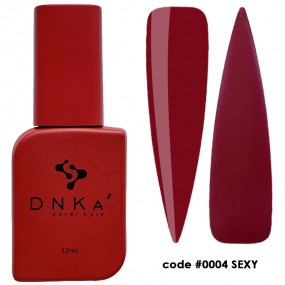DNK Cover Base №0004  Sexy, 12 мл ярко-красный