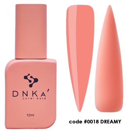 DNK Cover Base №0018 Dreamy, 12 мл світлий коралово-персиковий