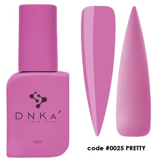 DNK Cover Base №0025 Pretty, 12 мл ярко-розовый