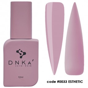 DNK Cover Base №0033 Esthetic, 12 мл пильно-рожевий