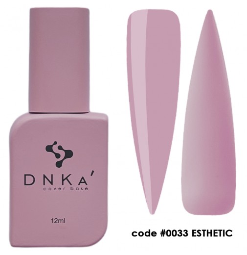 DNK Cover Base №0033 Esthetic, 12 мл пыльно-розовый