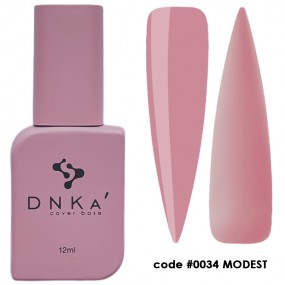 DNK Cover Base №0034 Modest, 12 мл класический розовый