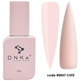 DNK Cover Base №0037 Cute, 12 мл світлий бежево-рожевий