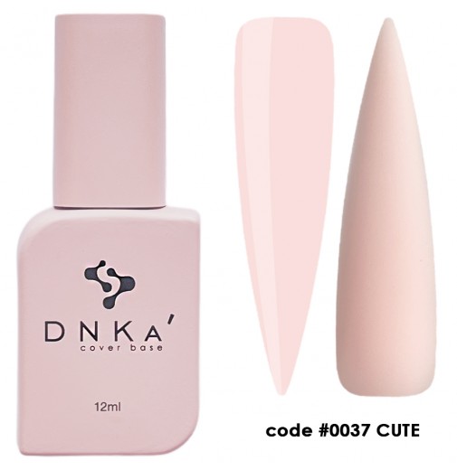 DNK Cover Base №0037 Cute, 12 мл світлий бежево-рожевый