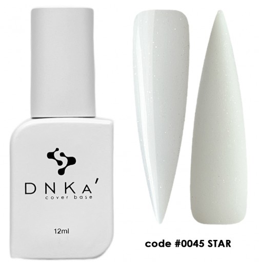 DNKa Cover Base №045 (белый с серебряным шиммером), 12 мл