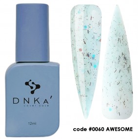 DNKa Cover Base №060 (светло-голубой с поталью), 12 мл