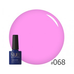 Гель-лак NUB 068 Advertising Pink (насыщенный розовый, эмаль), 8 мл