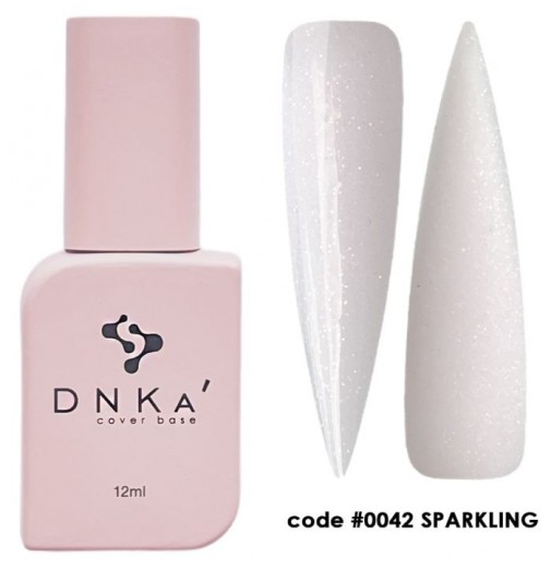 DNKa Cover Base №042 (холодний, молочно-рожевий з шиммером), 12 мл