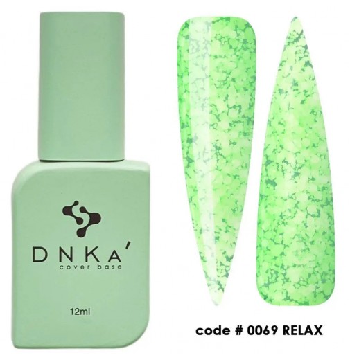 DNKa Cover Base №069 (зеленый с многоугольниками), 12 мл