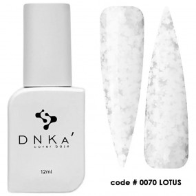 DNKa Cover Base №070 (белый с многоугольниками), 12 мл