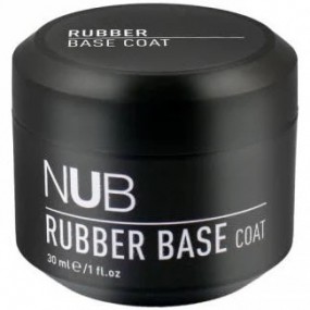 NUB Rubber Base Coat – каучуковая основа для гель-лака, 30 мл
