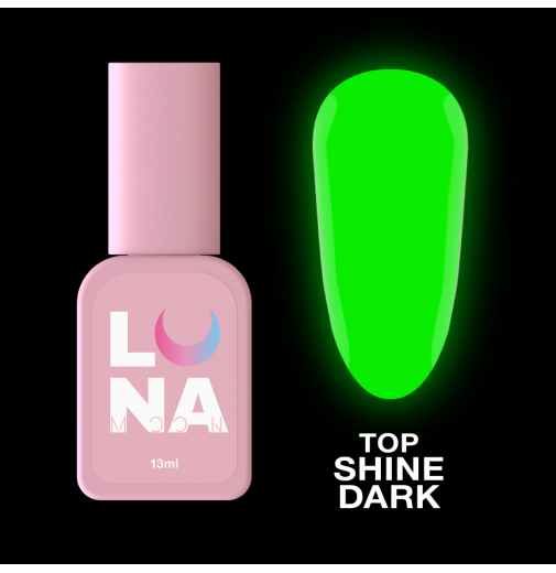 Luna Top shine dark green, 13 мл